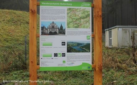Infotafel Wanderportal Buttenberg