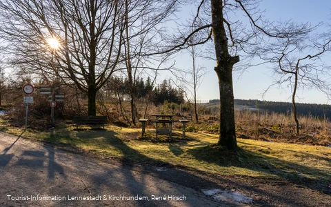 Vesperinsel am Wanderparkplatz Heinsberger Hochheide