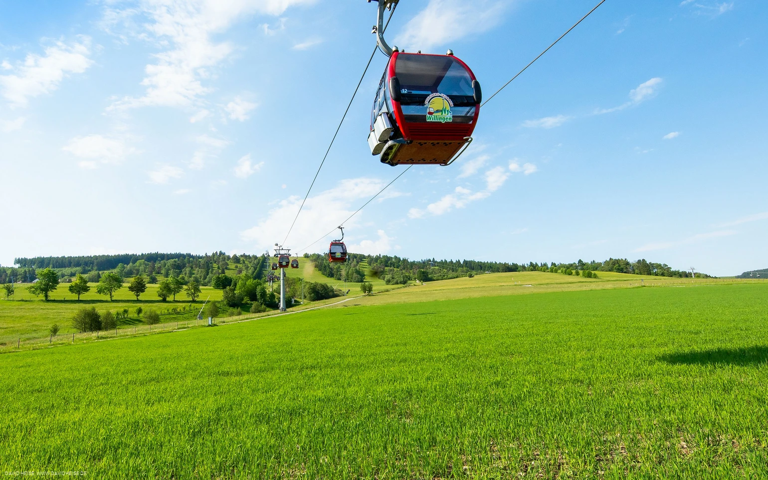 Gondel der Ettelsberg-Seilbahn