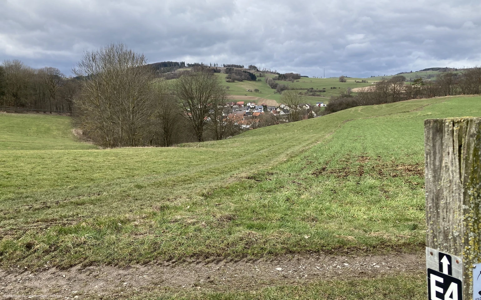 Blick auf Eimelrod vom E4