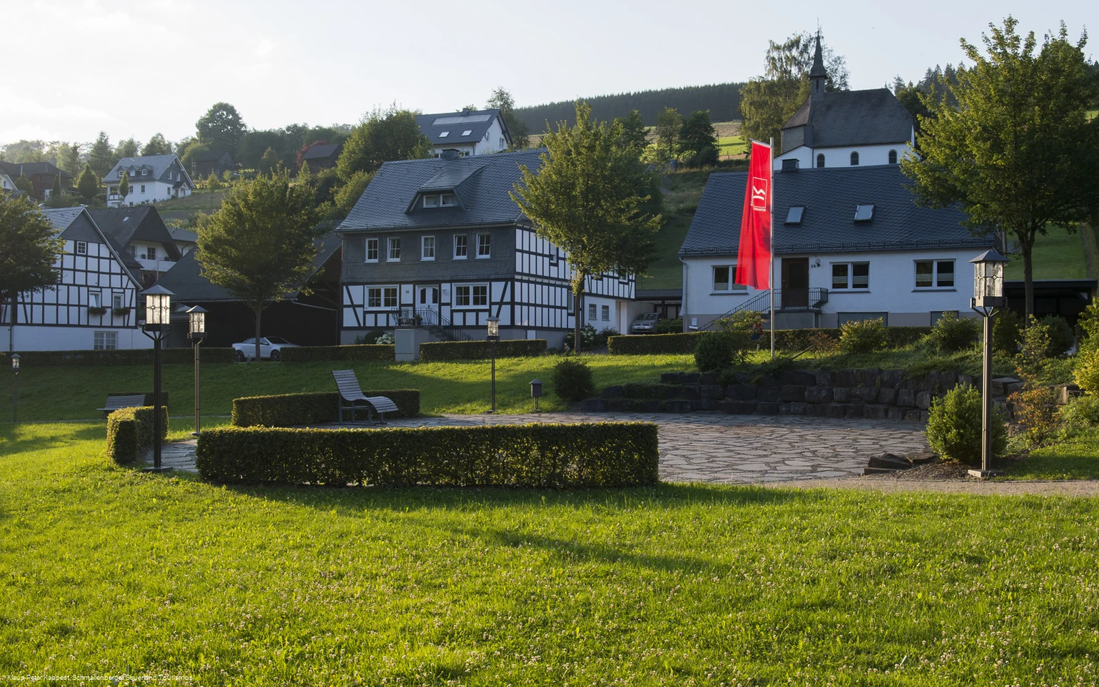 Dorfgarten in Latrop im Sauerland