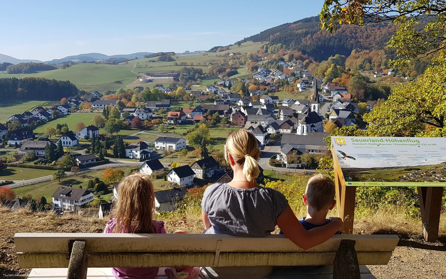Ausblick vom Kreuzberg in Düdinghauen.