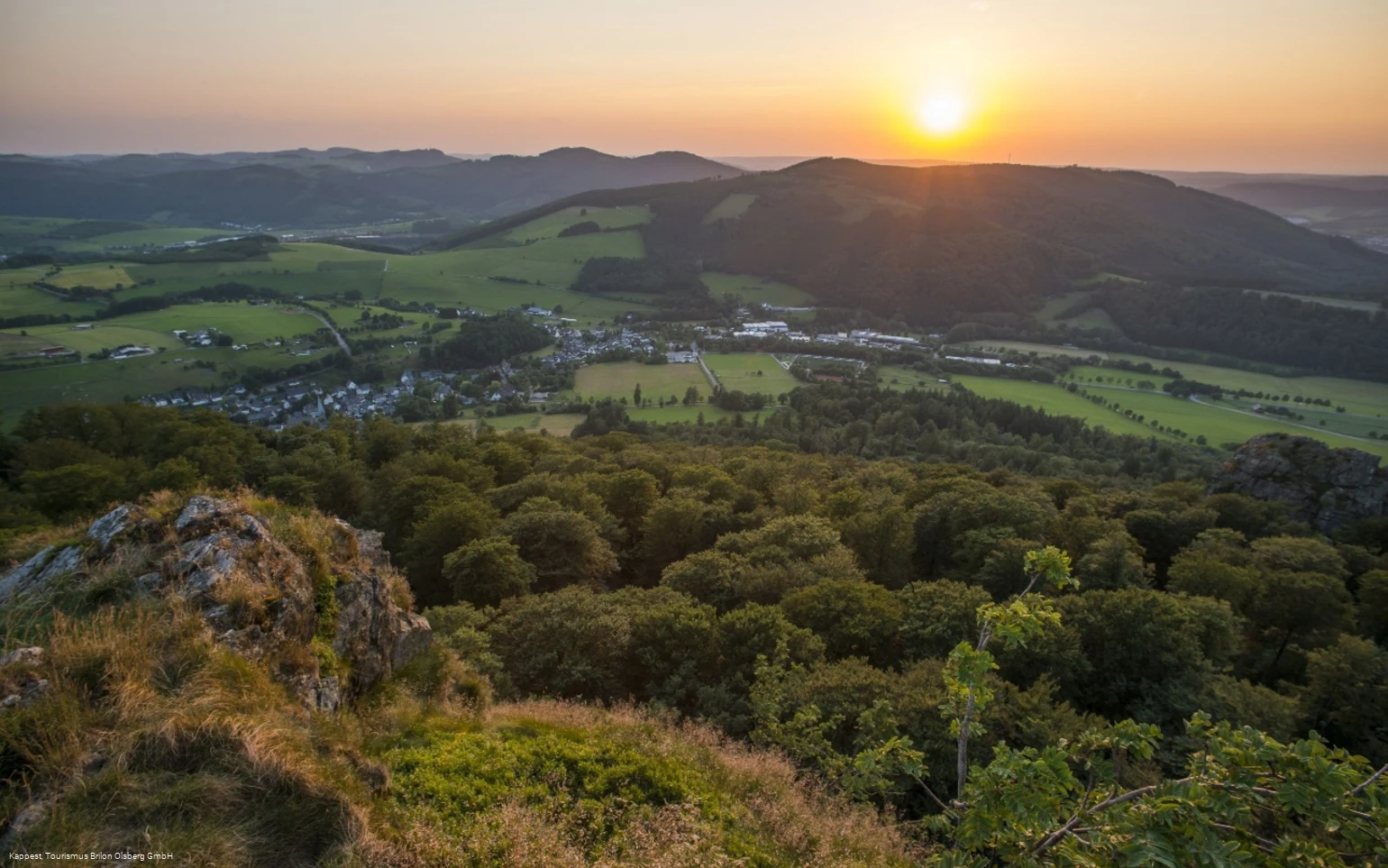 Fernsichst von den Bruchhauser Steinen