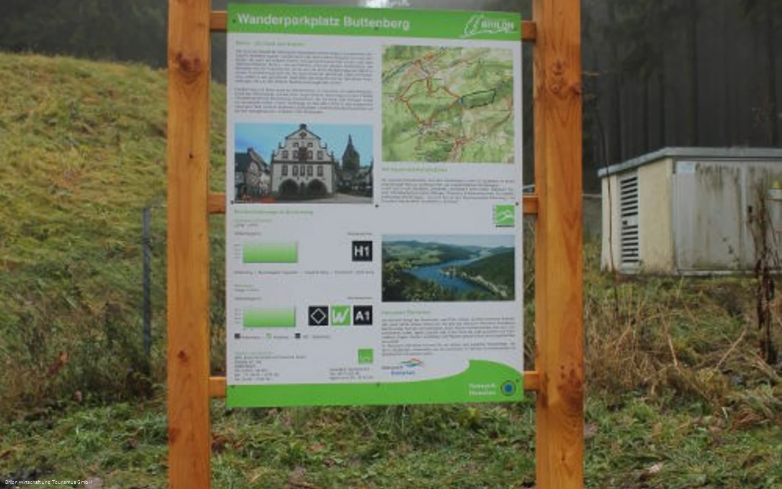 Infotafel Wanderportal Buttenberg