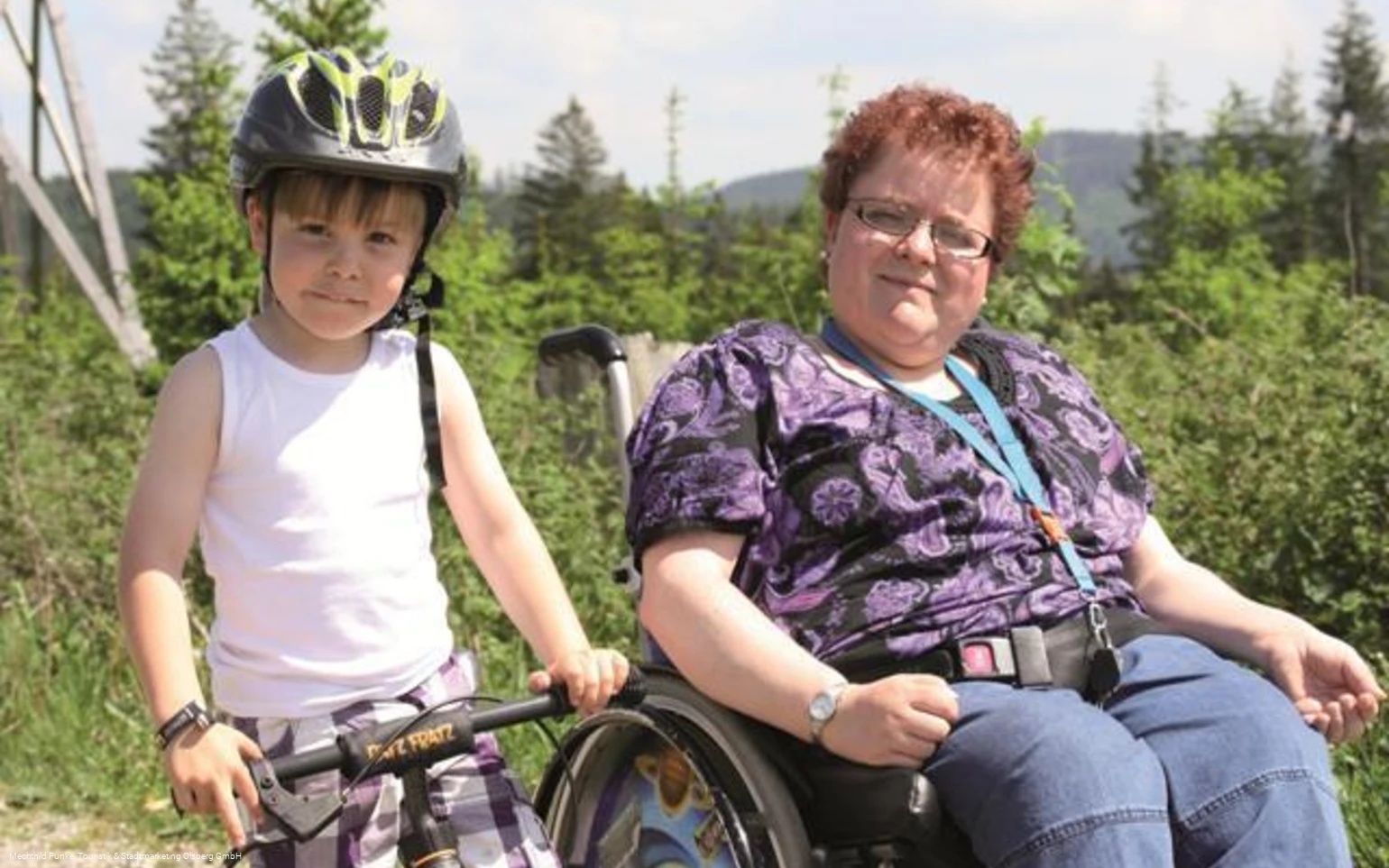 Ob Rolli oder Fahrrad auf dem Langer Berg