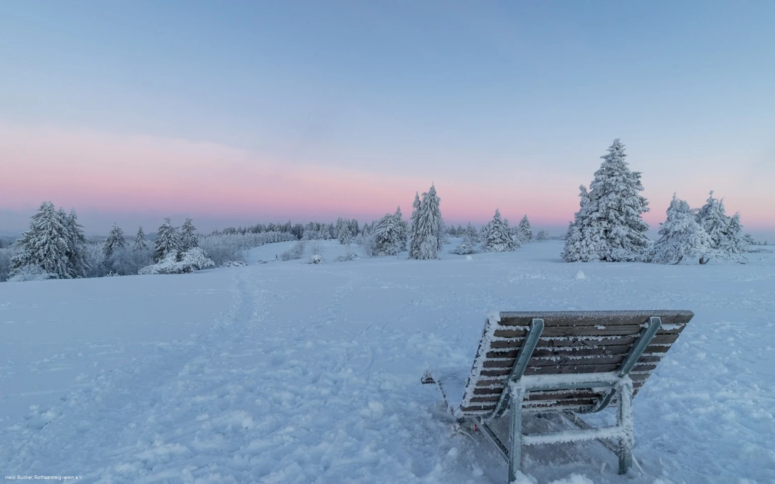Winterlandschaft auf dem Kahler Asten