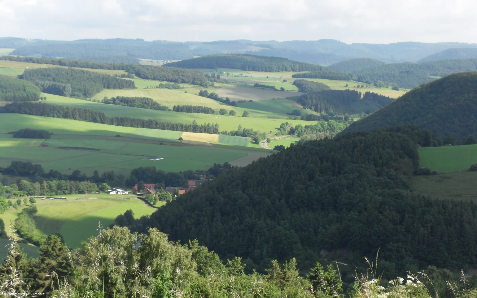 Vom Winterscheidt Blick in den Naturpark
