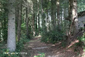 Das gut sichtbare Hohlweg