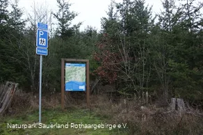 Der Wanderparkplatz Weddel