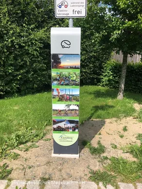 Ladepunkt für Elektroautos in Küstelberg