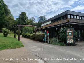 Eingang zum Kurpark Oberhundem