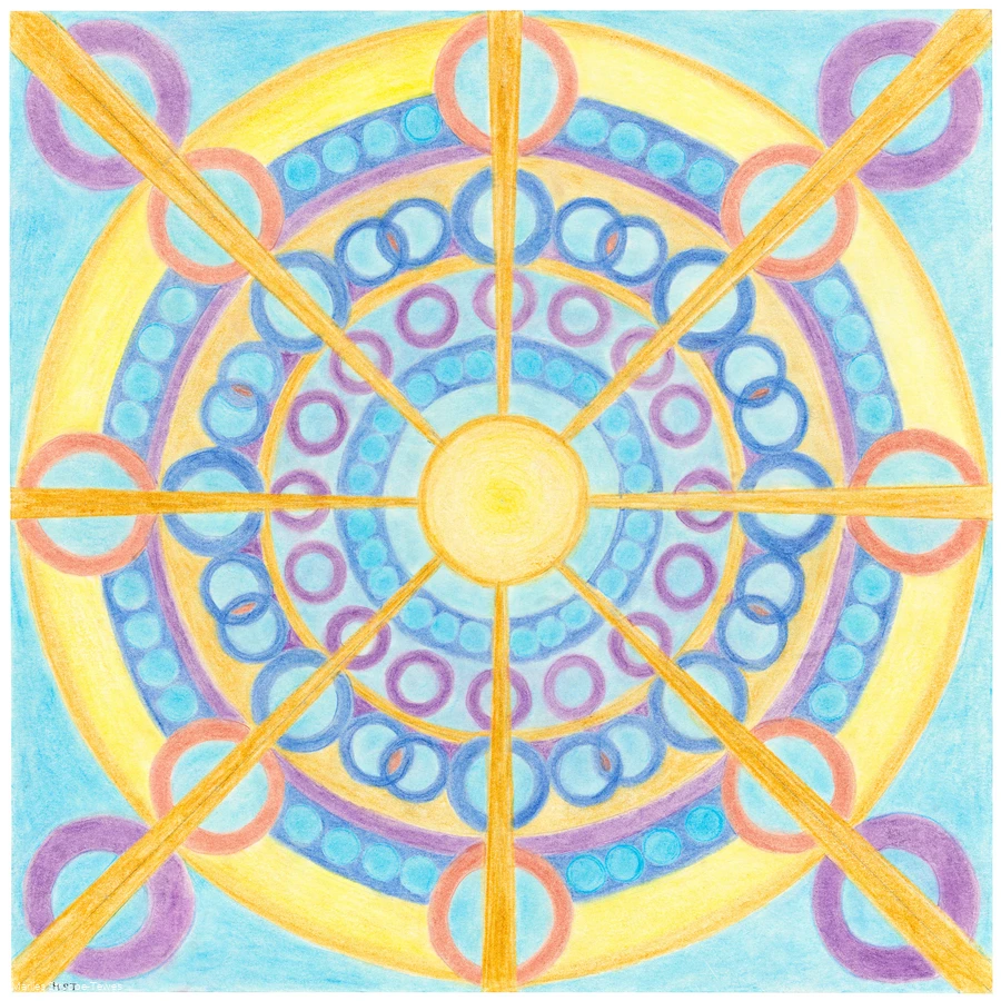 Mandala von der Kirche Kohlhagen