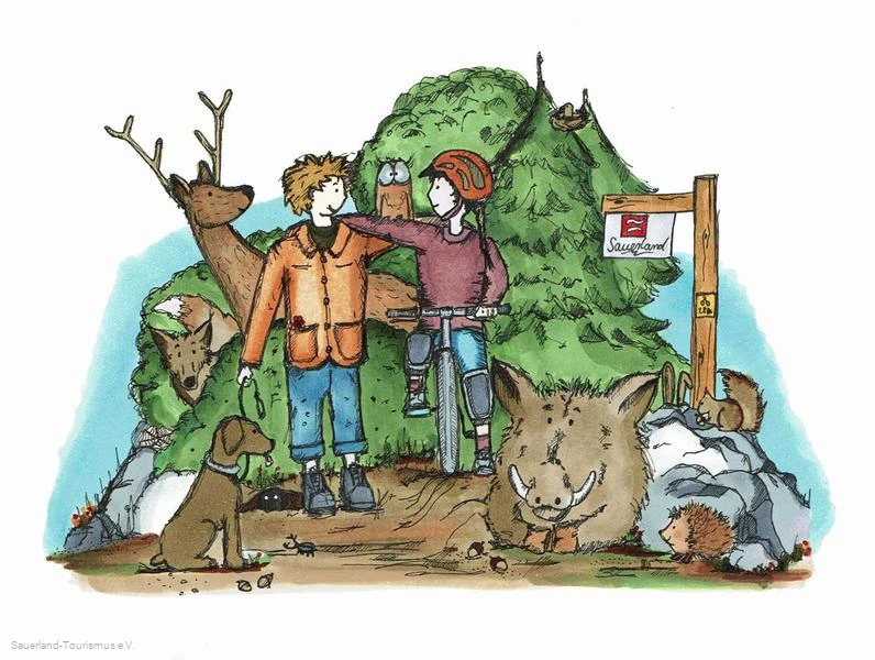 Verhaltensregeln im Wald