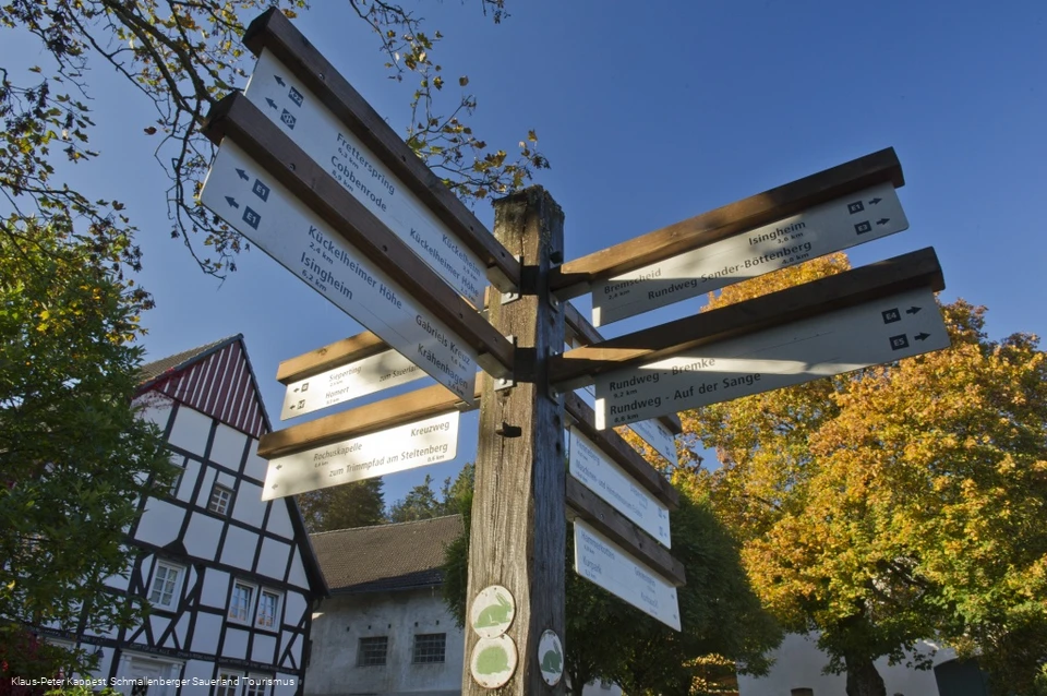 Die Wegekennzeichen in der Ferienregion Eslohe