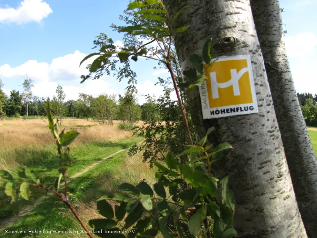Wegezeichen Sauerland-Höhenflug bei Altastenberg