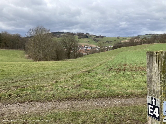 Blick auf Eimelrod vom E4