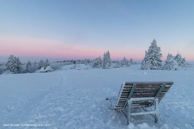 Winterlandschaft auf dem Kahler Asten
