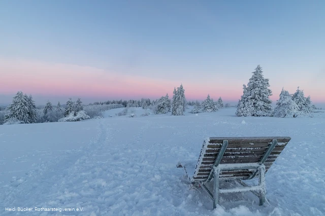 Winterlandschaft auf dem Kahler Asten