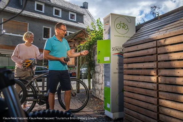 E-Bike-Ladestation