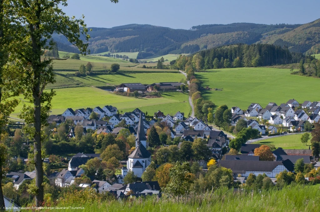 Luftaufnahme über Eslohe