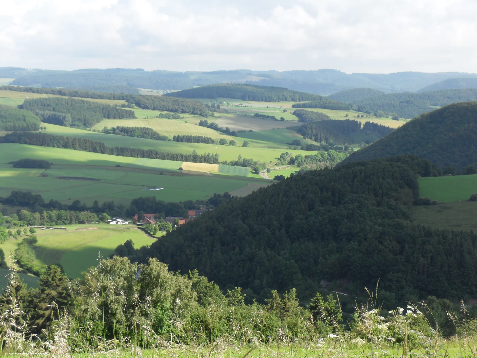 Vom Winterscheidt Blick in den Naturpark