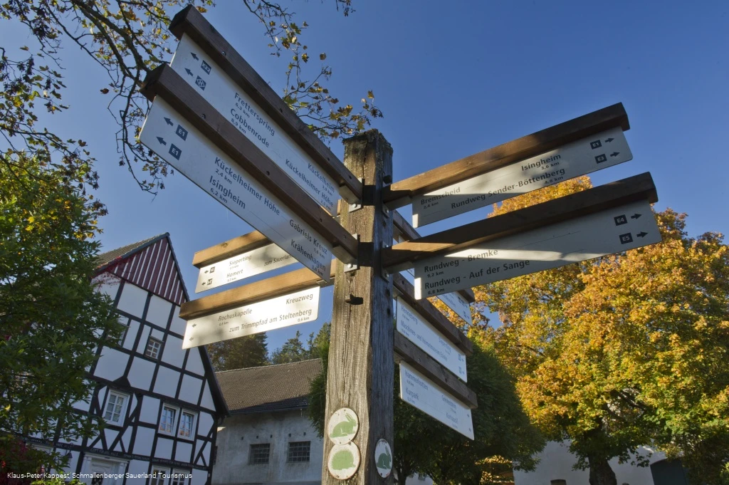 Die Wegekennzeichen in der Ferienregion Eslohe