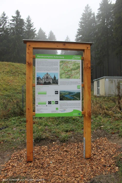 Infotafel Wanderportal Buttenberg
