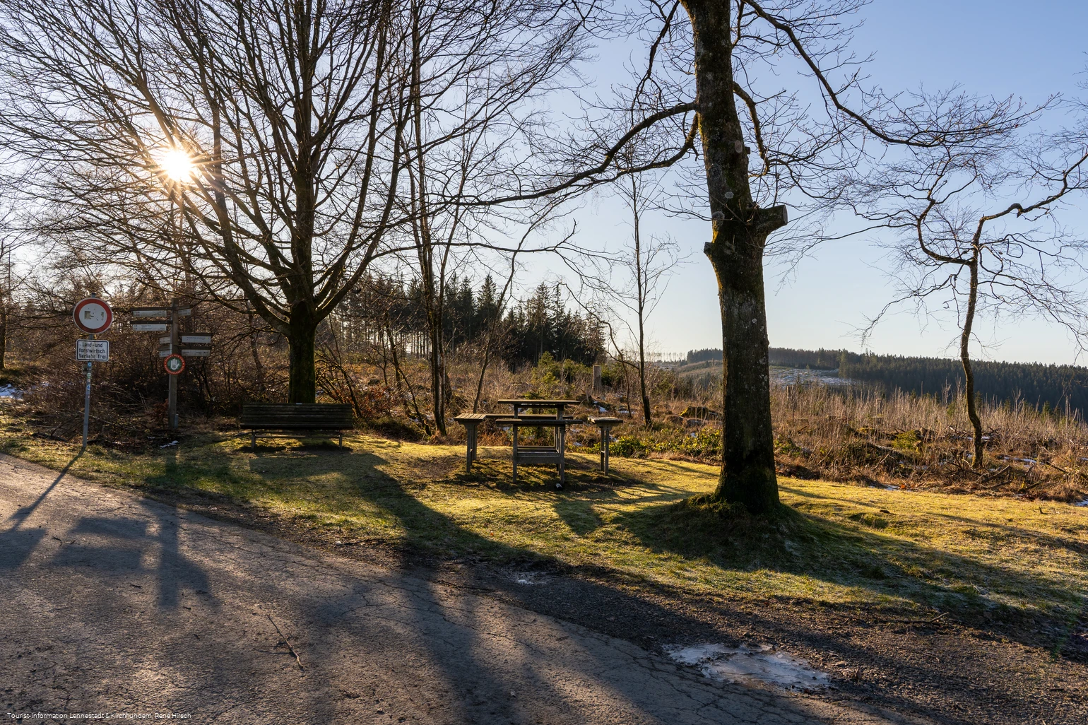 Vesperinsel am Wanderparkplatz Heinsberger Hochheide
