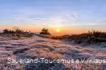 Sonnenaufgang auf dem Osterkopf in Willingen bei Frost