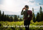 Fernblick hinter Schlossbergalm auf dem Sauerland-Höhenflug