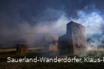 Der Freistuhl Düdinghausen bei Medebach im Nebel