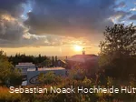 Hochheidehuette bei Sonnenuntergang