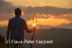 Sonnenuntergang am Uplaender Besinnungsweg