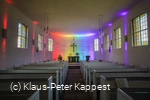 Regenbogen-Lichtspiel in der Lichterkirche Rattlar