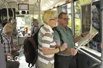 Wandertourenplanung im Bus
