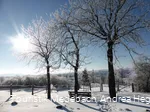 Blick auf Medebach im Winter