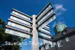 Wanderwegbeschilderung am Kahlen Asten