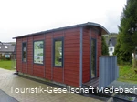 Kleinbahn Waggon am Kleinbahnwanderweg