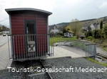Kleinbahn Waggon am Kleinbahnwanderweg