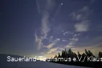 Winterlicht mit Sternen