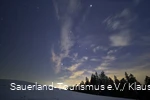 Winterlicht mit Sternen