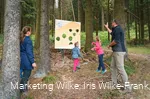 Käsewand am Milch-Erlebnispfad Usseln