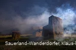 Freistuhl Medebach mit Nebel, Sauerland-Wanderdörfer