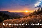 Sonnenuntergang am Ginsterkopf