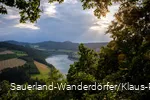Fantastischer Blick auf den Diemelsee vom Gipfel St. Muffert