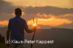 Sonnenuntergang am Uplaender Besinnungsweg