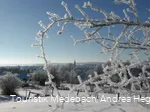 Blick auf Medebach im Winter