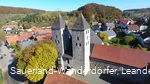 Doppeltürme Kloster Flechtdorf in Diemelsee
