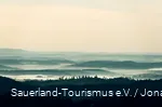 Nebel beim Sonnenaufgang am Krutenberg