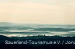 Nebel beim Sonnenaufgang am Krutenberg